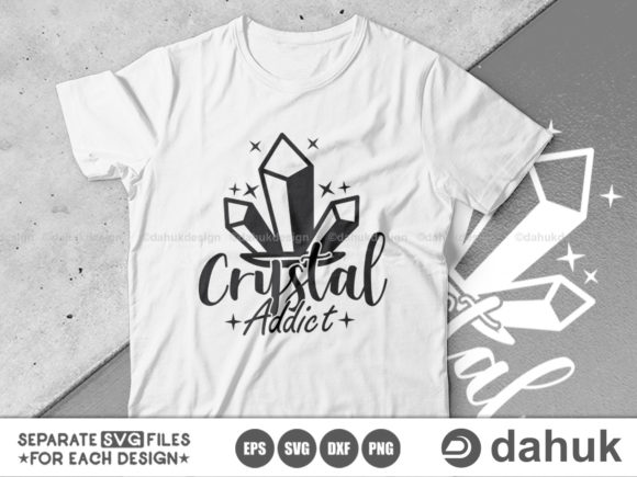 Crystal T-shirt SVG for Graphics and Crafts