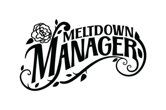 Meltdown Manager SVG: A Graphic Asset for Playful Branding