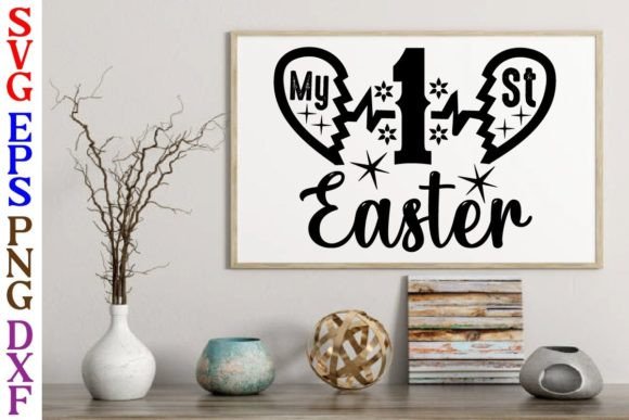 My 1 St Easter Svg Design: A Graphic Asset for Bloggers and Publishers