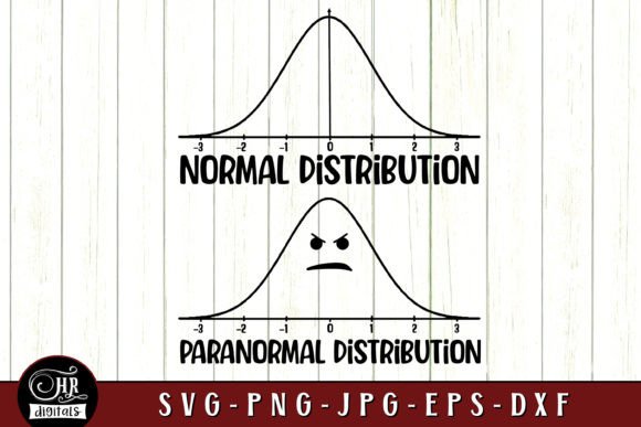 Paranormal Distribution Graphics for Crafts and Local Business Branding