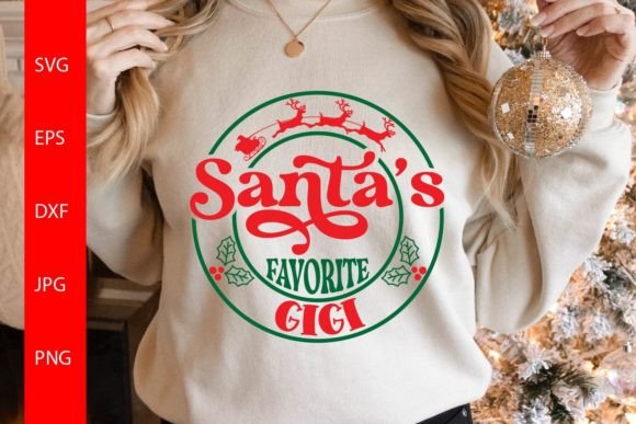 Santa’s Favorite Gigi SVG: A Crafts Graphic for Seasonal Selling
