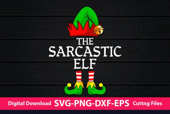 Sarcastic Elf Graphics for Crafts