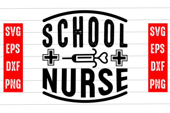 school nurse svg design: modern graphics for editorial use