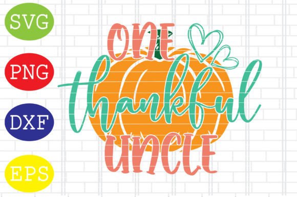 Thankful Uncle Graphic for Seasonal Content